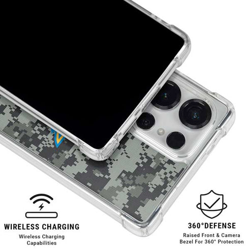 NHL St. Louis Blues Camo Galaxy S25 Ultra Clear Case